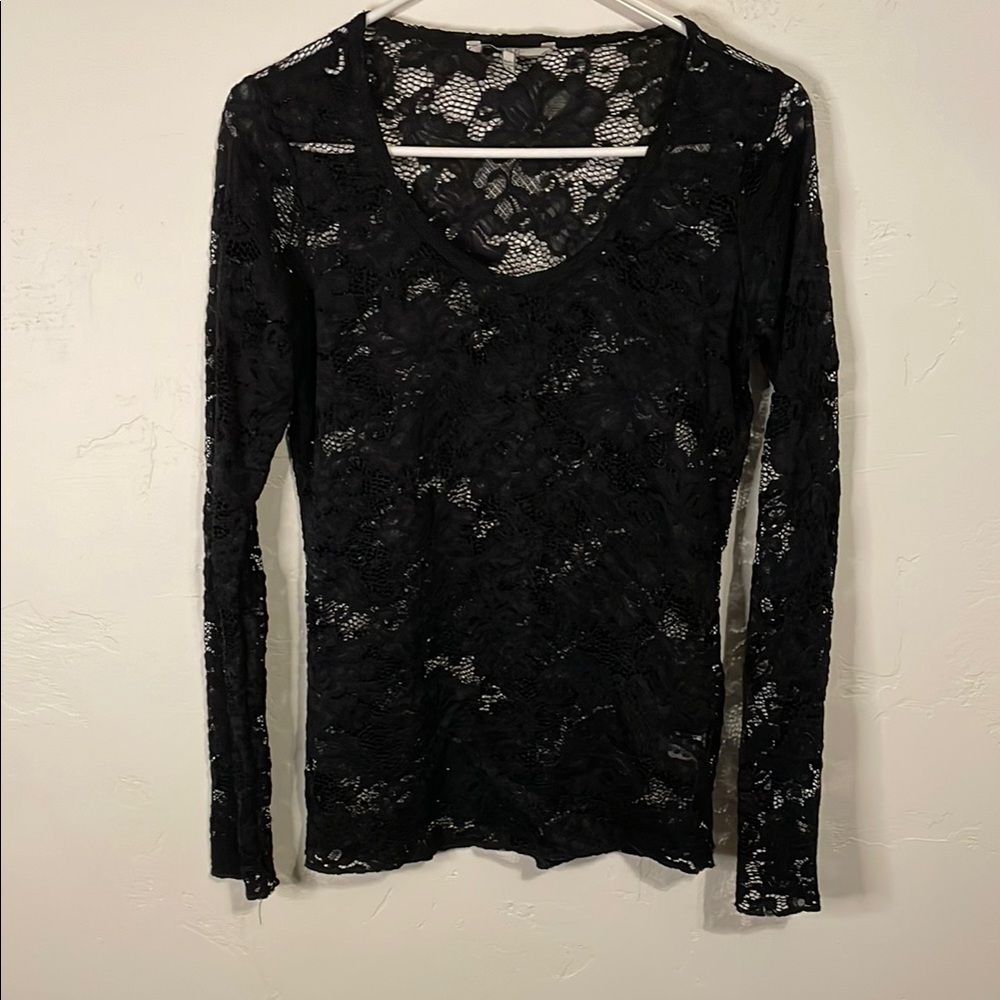 Black Lace Top